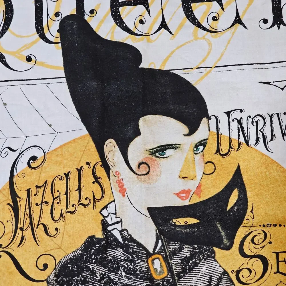 Halloween Fabric Panel Riley Blake Queen Of Ween Victorian Witch J Wecker Frisch